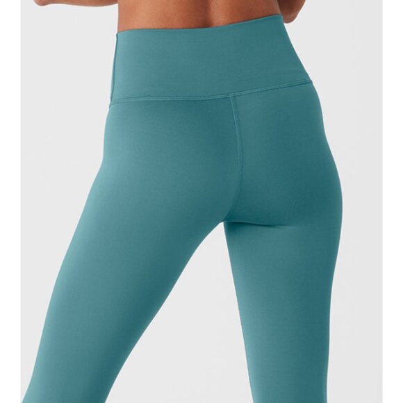 Alo High-Waist Airlift Leggings Teal Agate Hi-Rise Waisted Tights Skinny Pants M - Picture 4 of 9